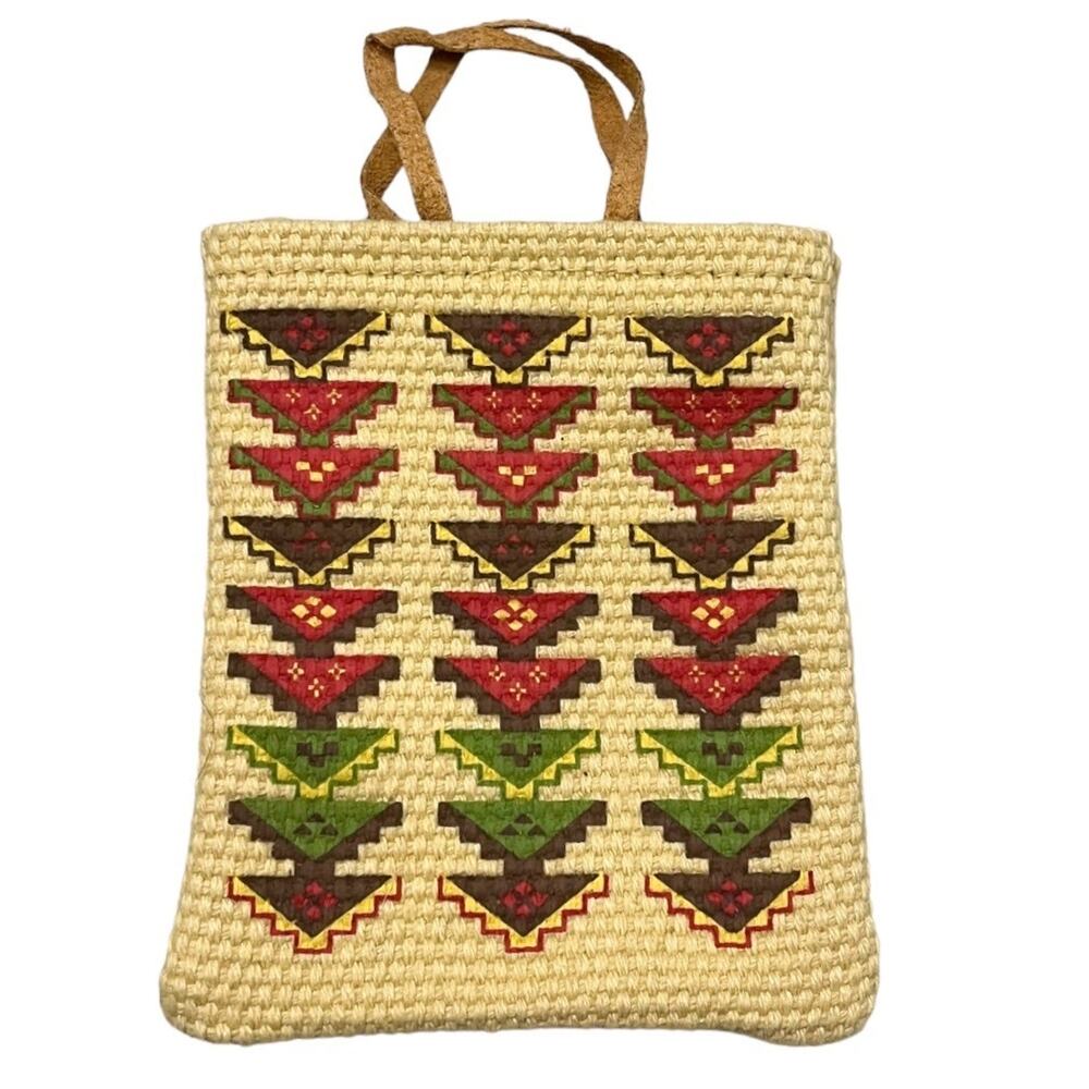 American Girl Kaya Tote Bag Doll Meet Accessory Ceremonial Purse Woven Food Sack